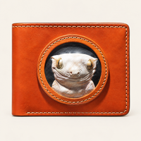 Custom Pet Portrait Leather Wallet